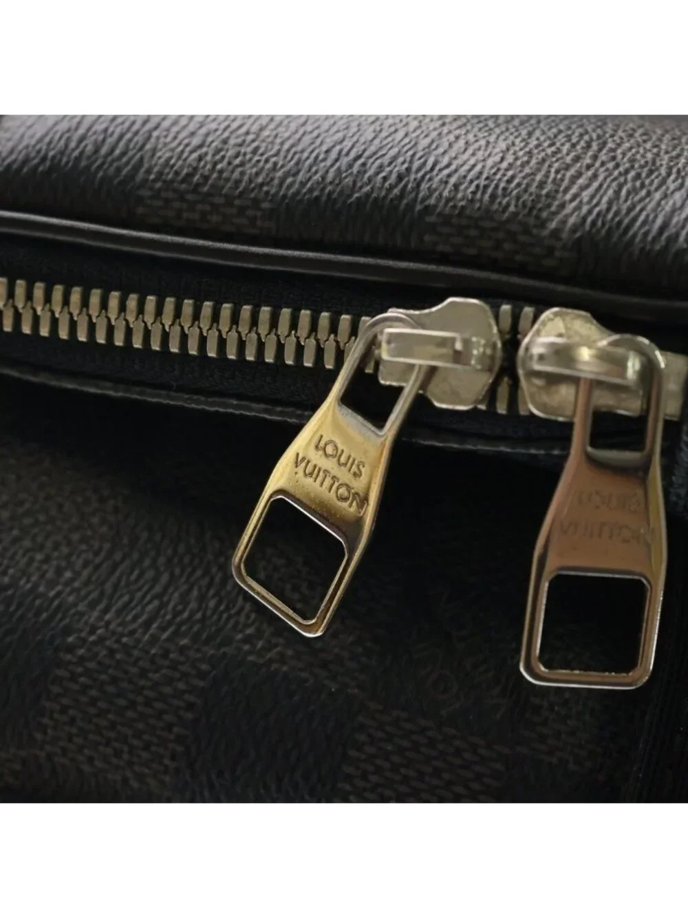 Louis Vuitton Michael Damier Graphite Backpack Leather Black